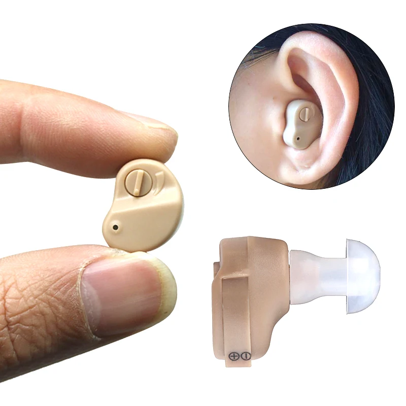 

Hot Sale Adjustable Mini Ultra Small Invisible Sound Amplifier Hearing Aid In Ear Sound Enhancement Deaf Aid For ear
