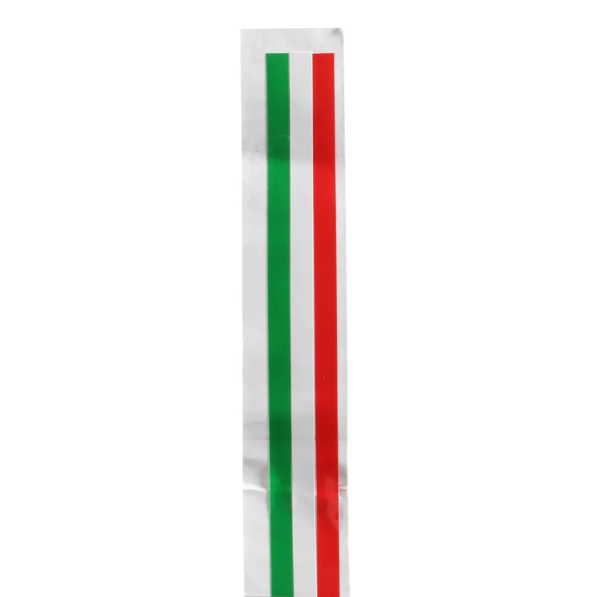 40x1 2 см ПВХ итальянский длинный флаг наклейка полоса значок яркий цвет|flag sticker|italy