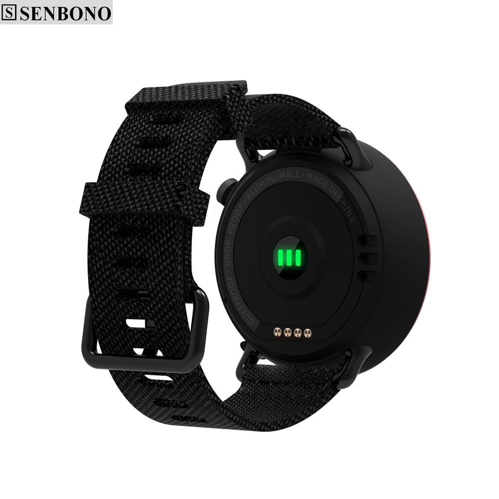 Senbono L19 gps Спорт smart watch Поддержка фитнес трекер компас высота сердечный ритм IP67