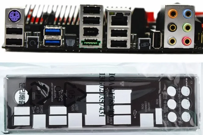 I//O Shield BACKPLATE For ASUS RAMPAGE III EXTREME Motherboard IO
