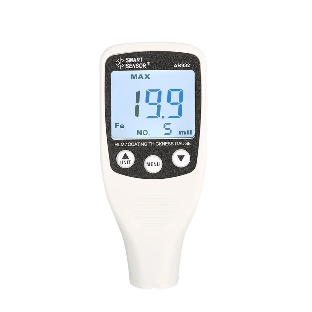 

New Arrival Smart Sensor AR932 0-1700um Mini Digital Coating Film Iron Thickness Gauge Handheld Car Paint Painting Tester