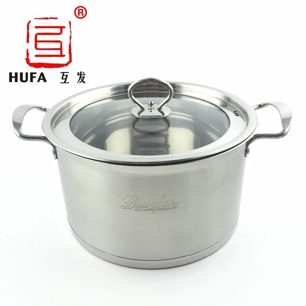 24cm double bottom stainless steel soup pot/non multi function