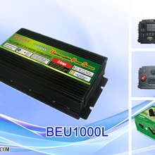 Модифицированный синусоидальный солнечный инвертор 12 В 220 В 1000 Вт дропшиппинг домашнее транспортное средство лодка Использование Встроенный аккумулятор зарядное устройство