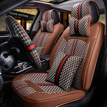 

6DFour Seasons General Car Seat Cushions Car Styling Car Seat Cover For BMW Audi Toyota Honda Ford All Sedan