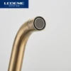LEDEME Kitchen Faucets Brass Single Handle Single Hole Finish 360 Swivel Mixers Taps Kitchen Tap Sink Mixer L4048C ► Photo 3/6