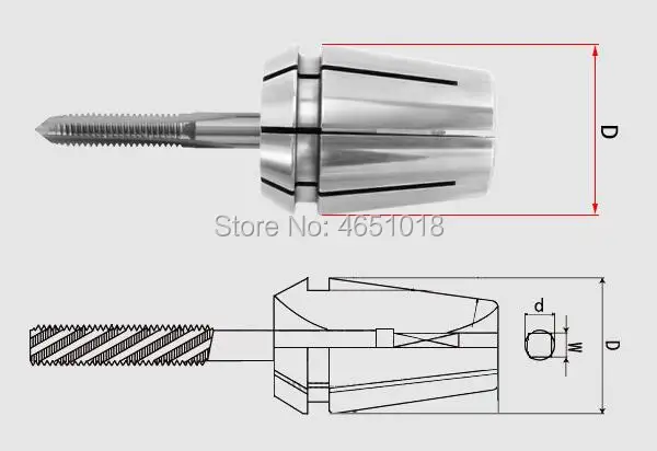 Коснитесь цанги нарезающие цанговые краны ERG16 ERG20 ERG 25 ERG32 квадратный нарезающий цанговый DIN 6499 машинные краны цанги фрезерные инструменты