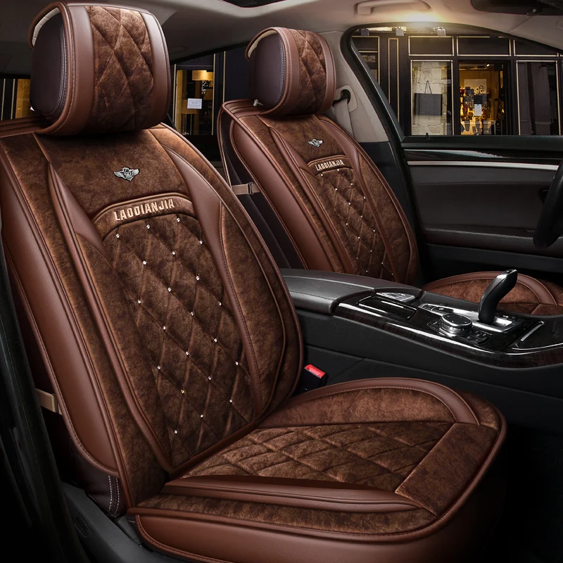  Winter Plush Car Seat Cover Cushion For Citroen ELYSEE C3-XR C4L C5 C6 Car padauto seat cushions Fr