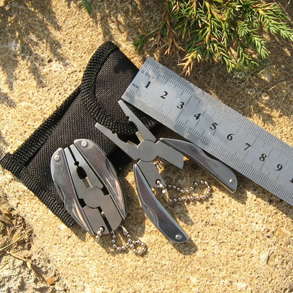 Многофункциональный нож Походный Кемпинг складной карманный плоскогубцы мини Мультитул наружные ручные инструменты для выживания Портативный Ключ#50