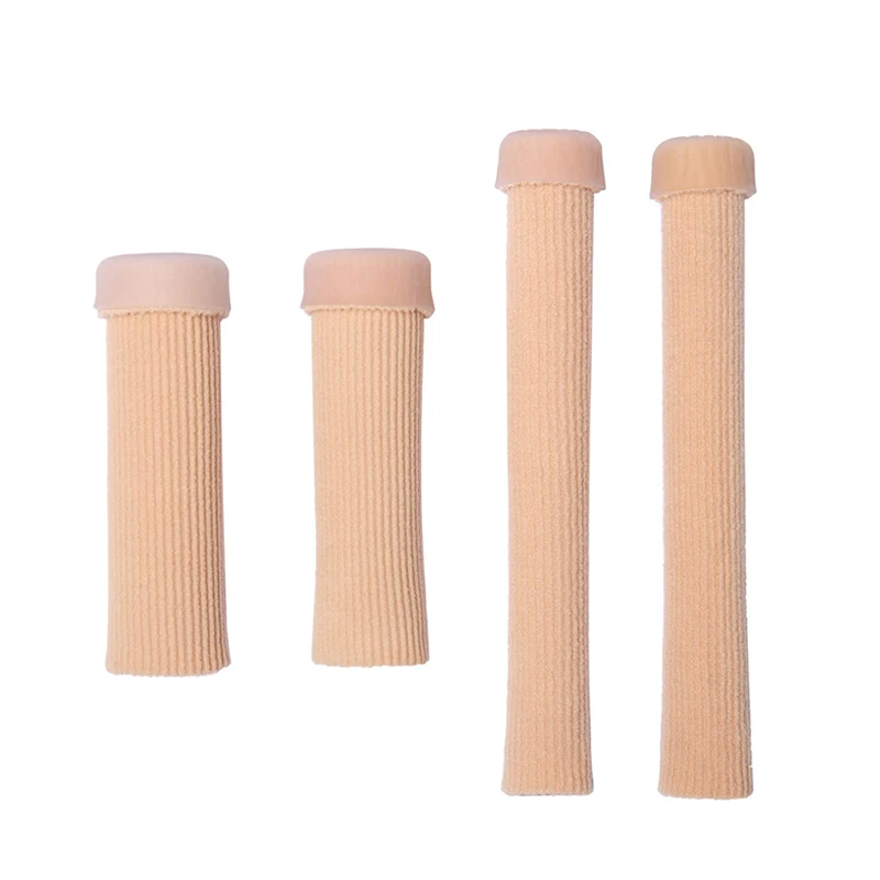 Tela caliente Gel tubo cojín callos Protector del dedo del pie Hallux Valgus ortopédica Bunion guardia pies alivio del dolor cuidado SK88