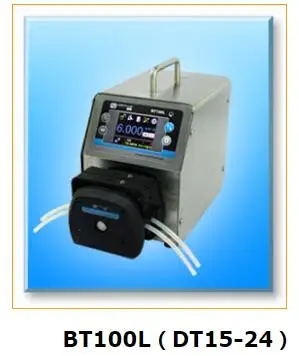 

BT100L DT15-24 Pump Head Intelligent peristaltic pump Precise Adjustable Flow Control Lab Liquid Pumps 0.05-400 ML/MIN