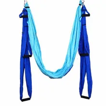 Заказной и смешанные цвета Воздушный антигравитационный гамак для йоги с ручками 50 шт