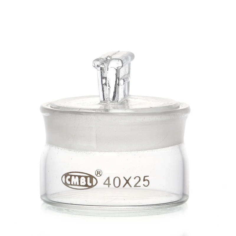 2pcs 40x25mm Glass Weighing Bottle In Low Form Glass Weighing Specific