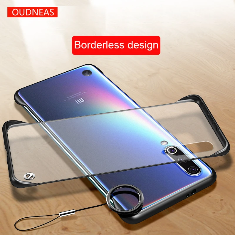 

OUDNEAS Transparent Hard for Xiaomi Mi 9 Case Ultra-thin Borderless design for Xiaomi mi 9 se Case Matte Anti-knock mi 9 case