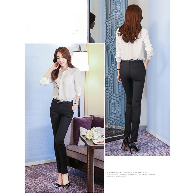 Wmwmnu brand slim women of OL office pants 2017 new arrival give Sashes pencil pants for OL office pants capris for women Pants