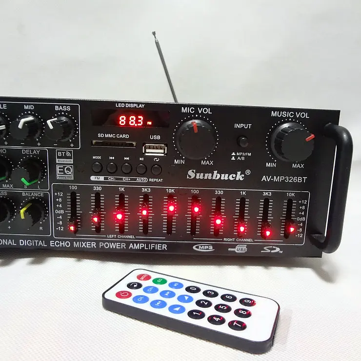 EQ эквалайзерный усилитель для вечеринки 220 В 240 200 Вт + Вт|karaoke amplifier|mixer amplifieramplifier home