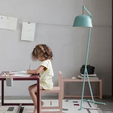 Нордическая Напольная Лампа для гостиной, спальни, детской комнаты, для чтения, напольная лампа на трех ножках, с абажуром, для дома, офиса, торшер