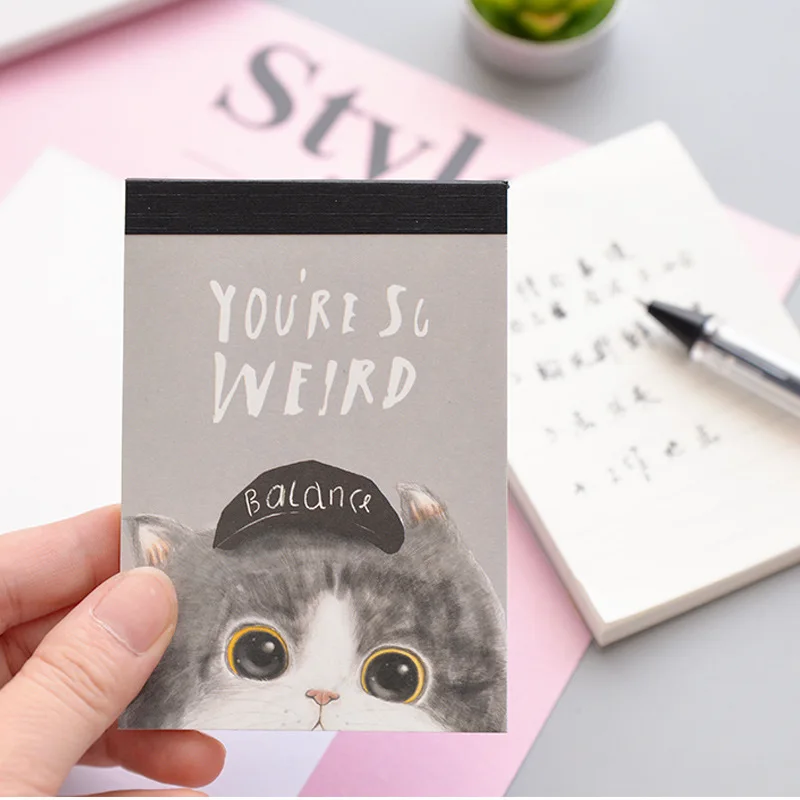 

50Sheets Creative desktop plan notebook exercise book Tearable note paper Stationery Office Material School Supplies