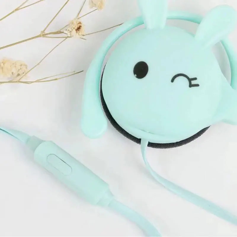 Cute-Rabbit-Cartoon-Stereo-Earphone-Headphone-with-mic-3-5mm-Ear-hook-Sports-Headset-for-Girls (1)