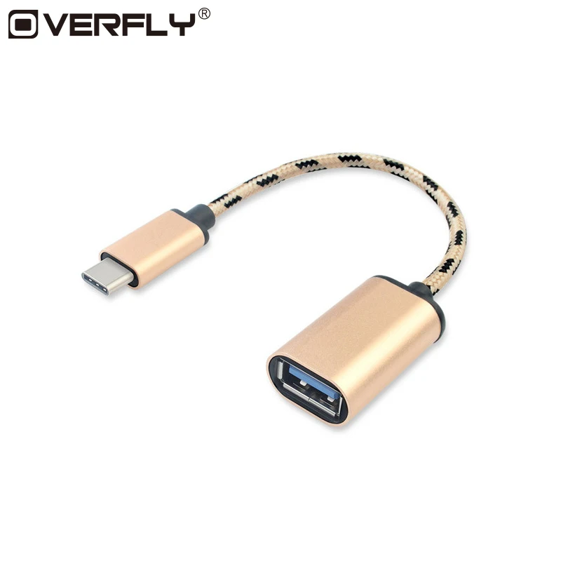 

Type C OTG Adapter Cable USB 3.1 Type C Male To USB 3.1 A Female OTG Data Cord Adapter