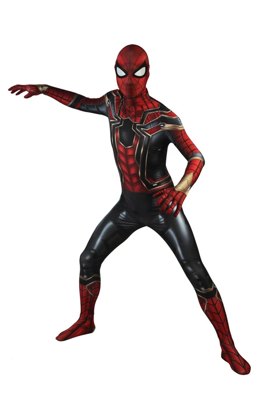 New Spider-Man homecoming Avengers Infinity War Cosplay Peter Parker Costume Hallowmas Jumpsuits Mask Accessories