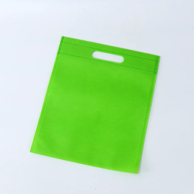 LAZYLIFE 50 шт./лот нетканый мешок хозяйственная сумка для продвижения/подарок/обувь/Рождественская - Цвет: Light Green