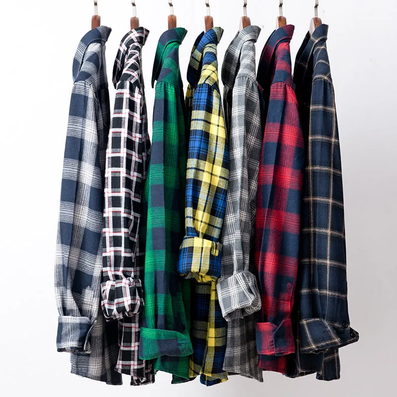 

Plaid Casual shirt Long sleeve men shirt Slim Fit Styles Brand Man Clothes cotton High quality comfortable Spring autumn style