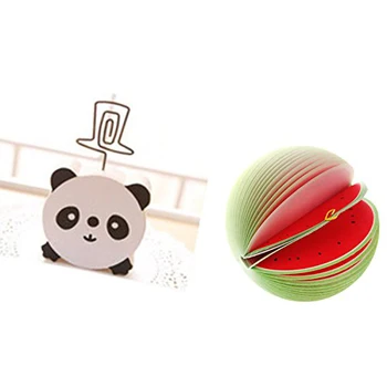 

Affordable Cartoon Message Board Clip+ Fruit Watermelon Sticky Note, panda