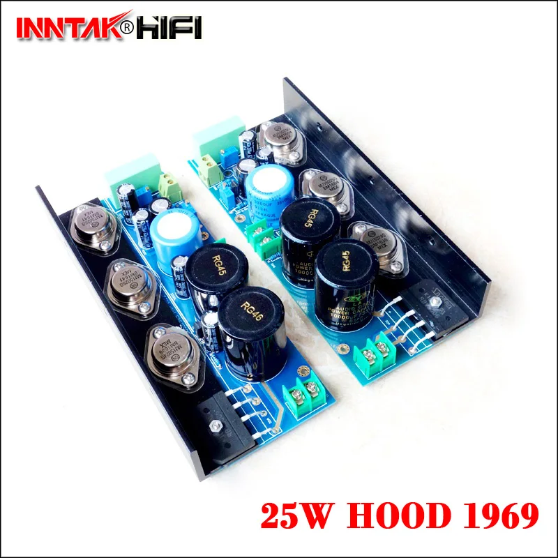 

Upgraded version Assembled 25W Hood 1969 Class A amplifier board / With 4PCS 10000uf Filter capacitance
