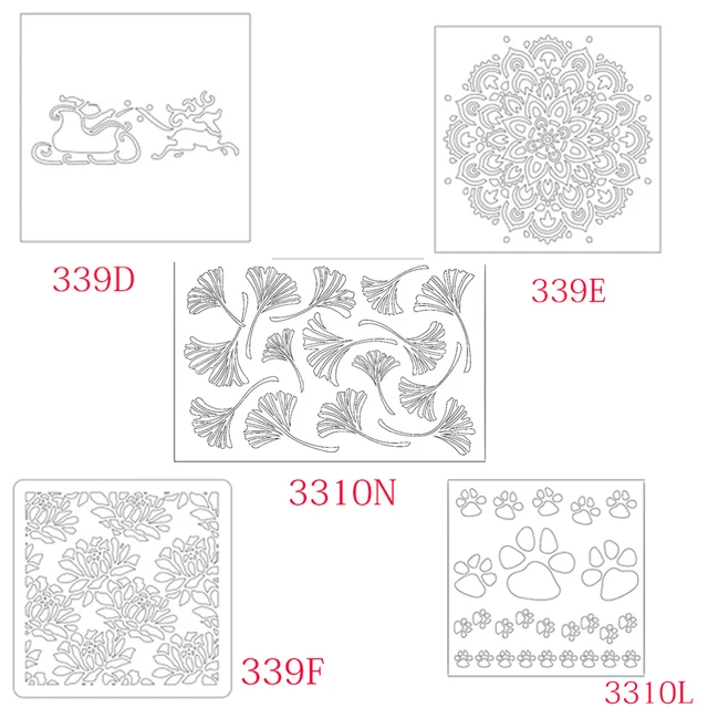 Mixed Stencil For Diy Sbooking Al Photo Paper Card Craft Mixed Stencil For Diy Sbooking Al Photo Paper Card Craft Fun Plastic Templates Decoration 2018
