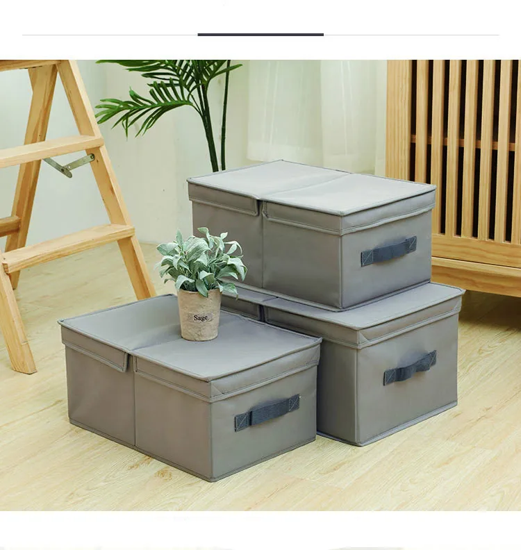 

Everyfit Oxford Cloth storage box washable sundries storage container foldable underwear clothes cover box home organizer