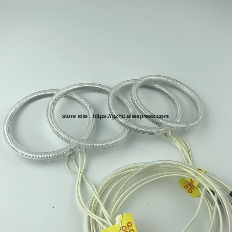 Goedkoop Voor Lada Priora Vaz 2170 2171 2172 Ultra Heldere Dag Drl Ccfl Angel Eyes Demon Eyes Kit Warm Wit halo Ring