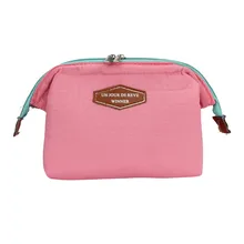 Xiniu многофункциональный макияж Чехлы сплошной цвет двойной косметички на молнии Макияж Органайзер Сумка среднего размера Sac Maquillage#0