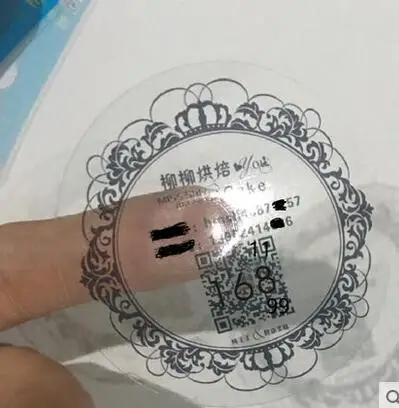 

High quality UV resistant transparent pvc sticker