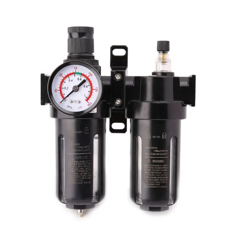 

Water Oil Separator Pneumatic Air Filter Regulator & Lubricator Combinations