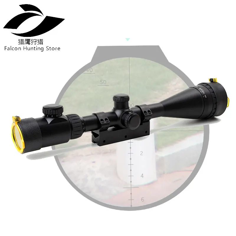 

4.5-14x50 AOE Hunting Riflescope Red Special Cross Reticle Sniper Optic Scope Sight FOR Rifle