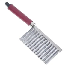 Слайсер для картофеля из нержавеющей стали, тесто для овощей, фруктов, морщинка, волнистый слайсер, нож для картофеля, резак очиститель-терка, французская фритюрница