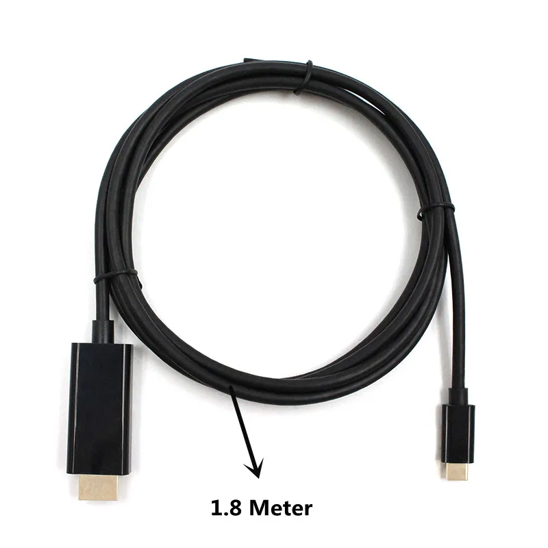 

1.8m Type c USB 3.1 to HDMI Cable Video adapter usb c hdmi support 4Kx2K @30hz