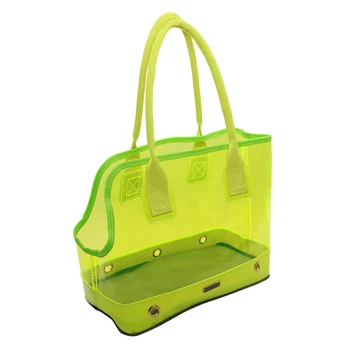 

Cute Transparent Small Pet Cat Dog Travel Luxury Carrier Bag Chihuahua Dog Puppy Outdoor Carrying Bags Tote Handbag