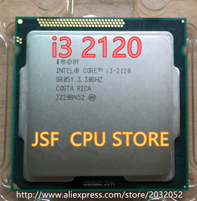 Intel Core I3 2120 3 м кэш 3,3 ГГц LGA 1155 TDP 65 Вт настольный процессор разбросанный процессор i3-2120