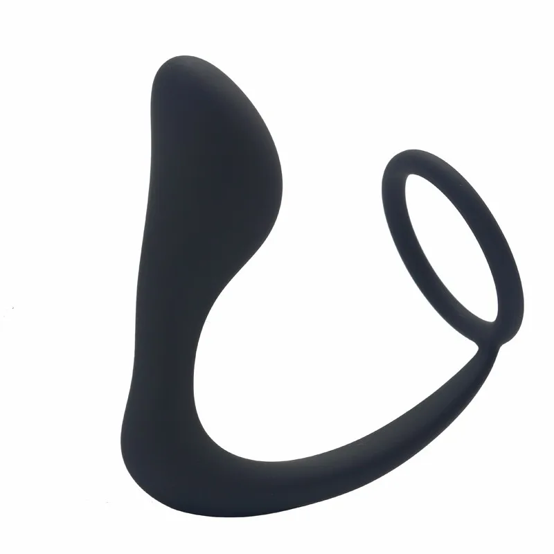 Silicone Male masturbator Prostate Massage Anal plug stimulator Butt Plug for Men Cock Ring Delay Erotic anal Sex Toys-25 | Красота и