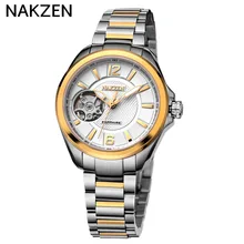 Luxury Stainless Steel Watch Strap Women’s Clock Import Switzerland Movement Mechanical Women Waterproof Business Watches
