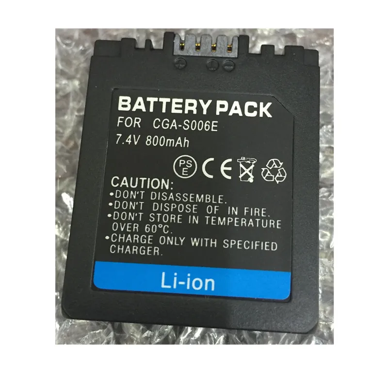 

CGA-S006 lithium batteries pack S006E Digital Camera Battery CGR-S006E DMW-BMA7 For Panasonic DMC-FZ7 FZ8 FZ18 FZ28 FZ35 FZ50