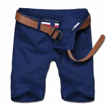 

zOGAA Brand new Geek new men's short pants pure color casual cotton short for men clothing 2018