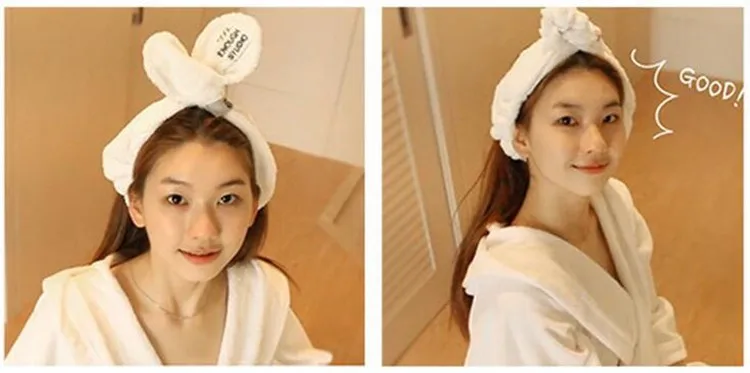 Горячая Корейская версия студентов мыть лицо пояс повязка аксессуары для волос головной убор сплошной цвет шарф милый Orecchiette
