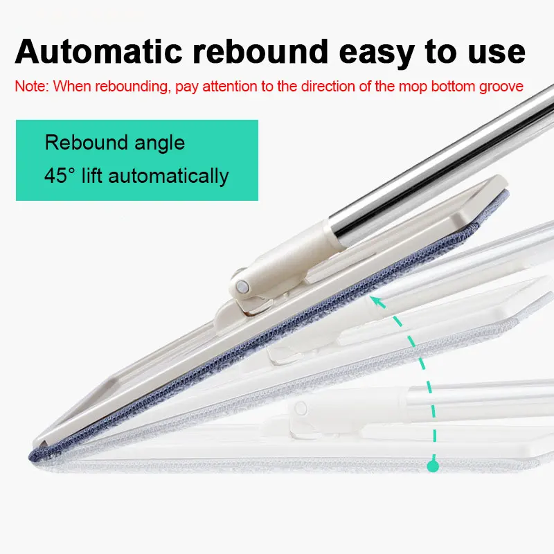 Волшебная Автоматическая Чистящая швабра, ручная стирка, Сверхтонкая ткань для уборки, домашний кухонный деревянный пол, ленивая Швабра