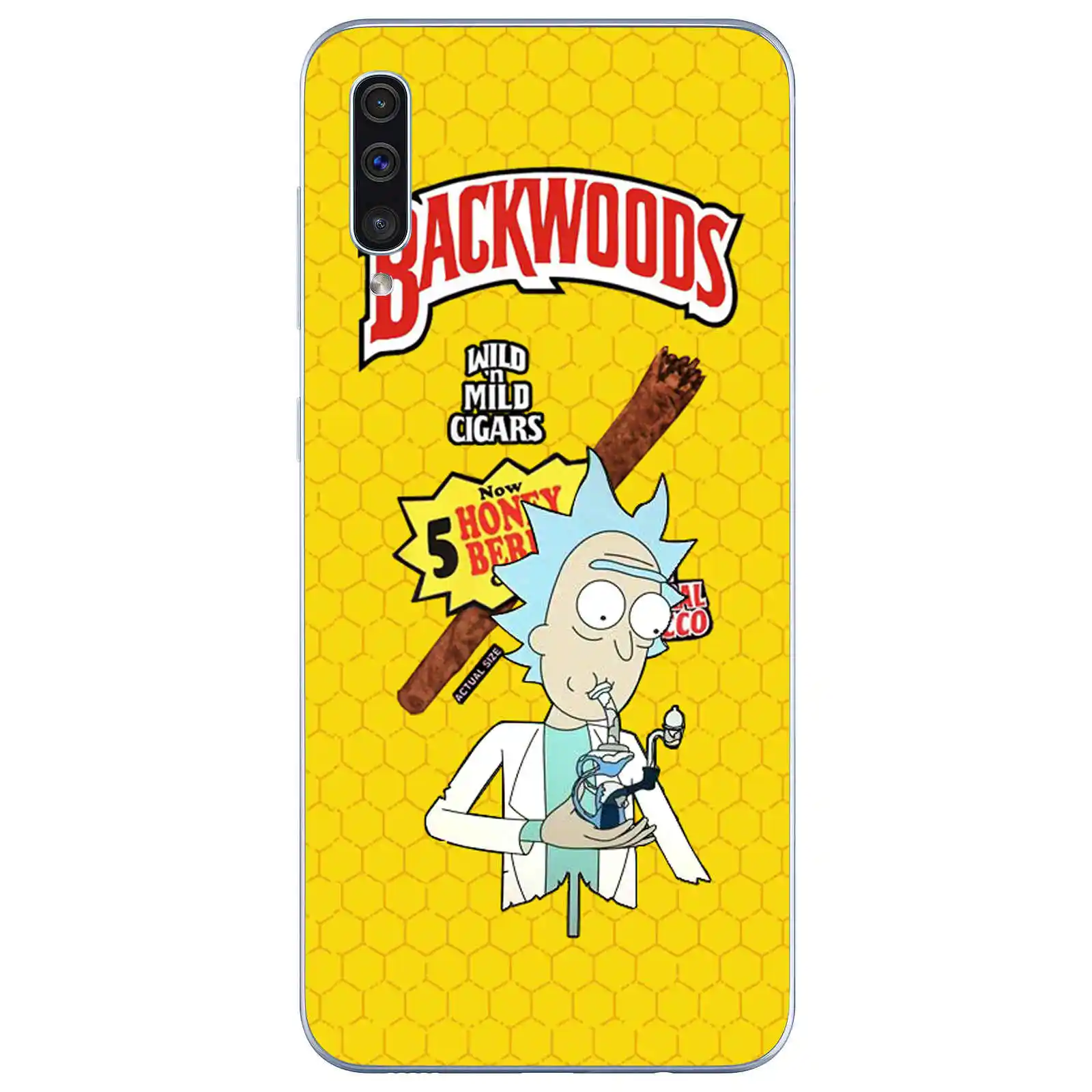Мягкий силиконовый чехол для телефона rick and morty backwoods из ТПУ для Samsung Galaxy S6 S7 Edge S8 S9 S10 Plus S10E Note8 Note9