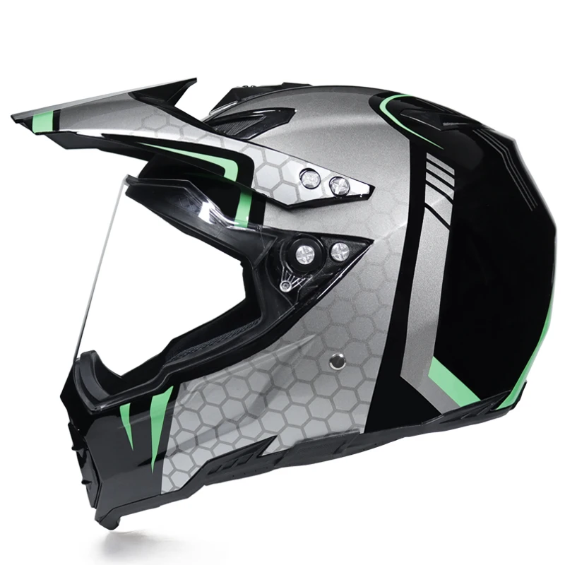 

Motorcycle Helmet ATV Dirt Bike Downhill Cross Capacete Da Motocicleta Cascos Motocross Off Road Helmet With lens