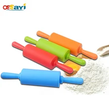 1 шт./компл. силиконовая скалка для теста роликовые колеса небольшой Размеры выпечки инструменты Радуга Скалка силиконовые Кухня скалкой