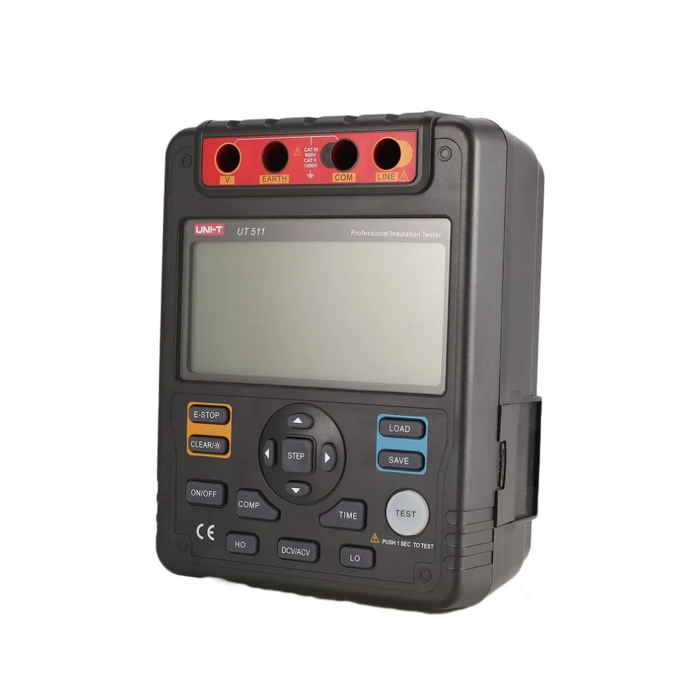 

UNI-T UT511 1000V Insulation Resistance Tester Meter Megohmmeter Megger Voltmeter Continuity Tester Data Storage function