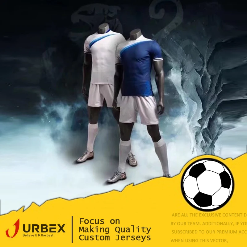 

URBEX Custom Soccer Jerseys Personalize Football Shirt Blank Plain Soccer Set DIY Your Own Team Kit Customize Uniforms FLD1060